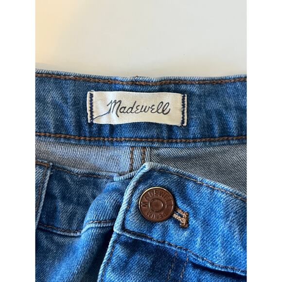 Madewell The High-Rise Slim Boyjean in Dover Wash: Raw-Hemmed Edition - Picture 6 of 12